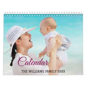 2027 Modern Maak Je Eigen Aangepaste Familie Foto Kalender