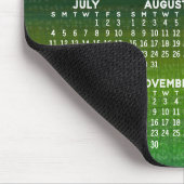 2027 Moderne Abstracte Kalender Verticaal Muismat (Hoek)
