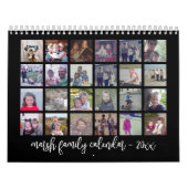 2027 - Moderne gezelfsamengestelde familiekalender Kalender (Hoes)