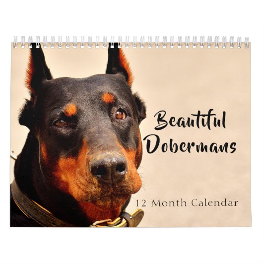 2027 Mooie Dobermanns Kalender (Hoes)