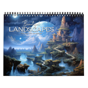 2027 Mooie Landschappen 5 Fantasie Nachtlandschapp Kalender