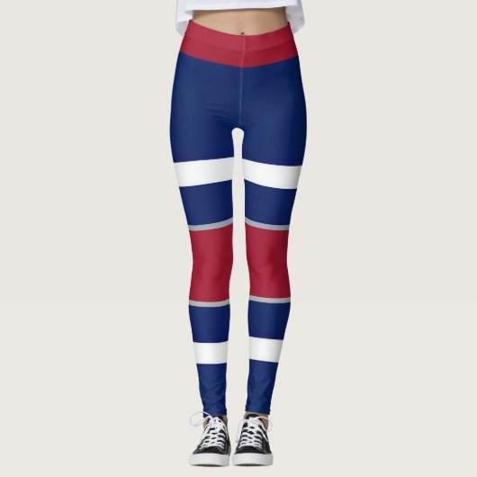 2027 "NEW ENGLAND" - Actieve Leggings (Voorkant)