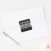 2027 Nieuwjaars Kilometerstand Meter Vierkante Sticker (Envelop)