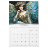 2027 Op Geschilderde Vleugels Feeën Engelen Fantas Kalender (Jan 2027)