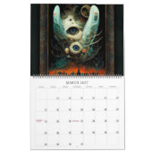 2027 Organismen Surreal Donkere Sci-Fi Kalender (Mar 2027)