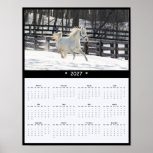 2027 Paarden Muurkalender - Landelijke Schoonheid Poster