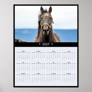 2027 Paarden Muurkalender - Majestueuze Paarden Poster