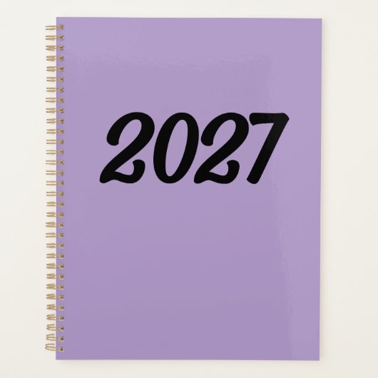 2027 Paars Planner (Voorkant)