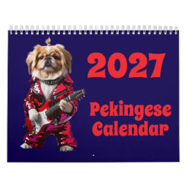 2027 Pekingees-hondenkalender Kalender