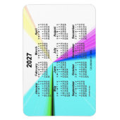 2027 Perspectiefpunt agenda van Janz 4x6 Magnet Magneet (Verticaal)