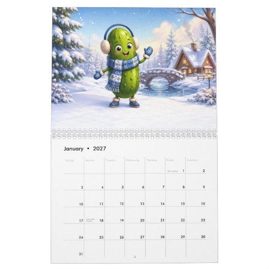 2027 Pickle Pals Kalender (Jan 2027)