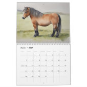 2027 Poneys Kalender (Mar 2027)