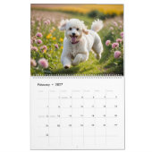 2027 POODLE KALENDER (Feb 2027)