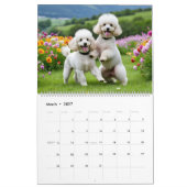 2027 POODLE KALENDER (Mar 2027)