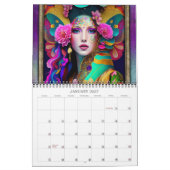 2027 Pop Fantasy Surreal Vrouwen Kunstkalender Kalender (Jan 2027)