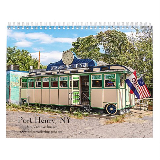 2027 Port Henry, New York | Lake Champlain Kalender (Hoes)