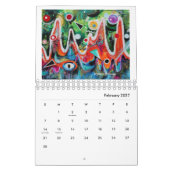 2027 Puerto Rico Kunst Kalender (Feb 2027)