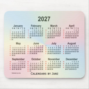 2027 Rainbow Cloud 52 weken agenda van Janz Muismat
