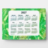 2027 Recoleta Green Tracks Desk Calendar van Janz Fotoplaat (voorkant)