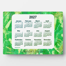 2027 Recoleta Green Tracks Desk Calendar van Janz Fotoplaat