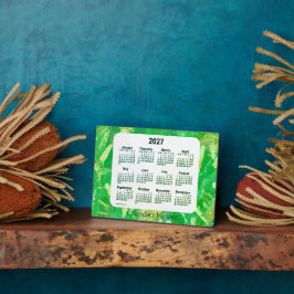 2027 Recoleta Green Tracks Desk Calendar van Janz Fotoplaat