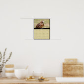 2027 Roodstaartbuizerd Muurkalender - Roofvogel Poster (Keuken)