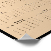 2027 Roodstaartbuizerd Muurkalender - Roofvogel Poster (Hoek)
