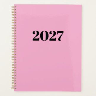 2027 Roze Kleur Planner