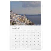 2027 Santorini Grieks Eiland Kalender (Jan 2027)