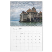 2027 Schitterende Europese kastelen van Europa Muu Kalender (Feb 2027)