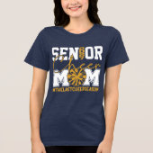 2027 Senior Cheer Moeder Tri-Blend T-shirt (Voorkant)