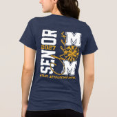 2027 Senior Cheer Moeder Tri-Blend T-shirt (Achterkant)