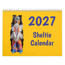 2027 Sheltie-hondenkalender Kalender