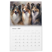 2027 Shetland Sheepdog Kalender (Jan 2027)
