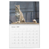 2027 Sneeuwluipaard Kalender (Jan 2027)