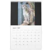 2027 Sneeuwluipaard Kalender (Mar 2027)