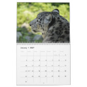 2027 Sneeuwluipaard Kalender (Jan 2027)