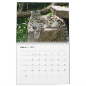 2027 Sneeuwluipaard Kalender (Feb 2027)
