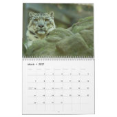 2027 Sneeuwluipaard Kalender (Mar 2027)