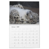 2027 Sneeuwluipaard Kalender (Jan 2027)