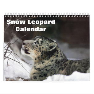 2027 Sneeuwluipaard Kalender