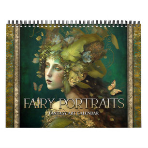 2027 Sprookjesachtige Portretten Fantasy Kunstkale Kalender