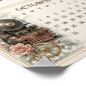 2027 Steampunk Muurkalender Poster (Hoek)