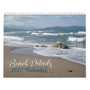 2027 Strand Scènes Kalender