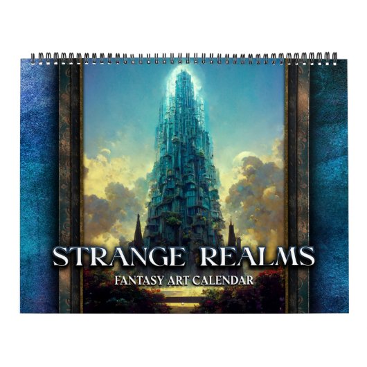 2027 Strange Realms 2 Fantasie Kunstkalender Kalender (Hoes)