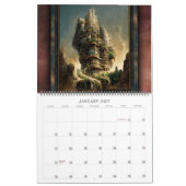 2027 Strange Realms 3 Fantasy Sci-Fi Kalender (Jan 2027)