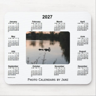 2027 Sunset Photo Calendar van Janz Muismat