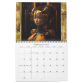 2027 Toekomst Luxe Sci-Fi Vrouwen Kunstkalender Kalender (Feb 2027)