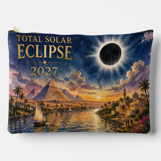 2027 Totale Zonsverduistering Egypte Etui (Voorkant)
