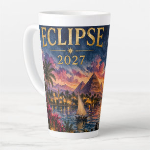 2027 Totale Zonsverduistering Egypte Latte Mok